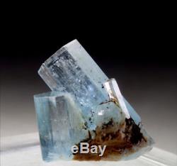 Vente 2 Pièces Gem Aquamarine Cut Jewel & Crystal Erongo 26mm & 20mm Gemgeous Gems