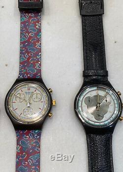 Vintage Swatch Chrono Collection Montre De 13 Pièces