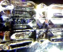 Vintage Waterford Crystal Shaving Set 3 Pièces Rasoir, Brosse Et Bac