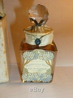 Vtg 1903 Scellé Baccarat Ed Pinaud Parfum Parfum Crystal Bottle Pièce De Musée