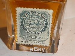 Vtg 1903 Scellé Baccarat Ed Pinaud Parfum Parfum Crystal Bottle Pièce De Musée