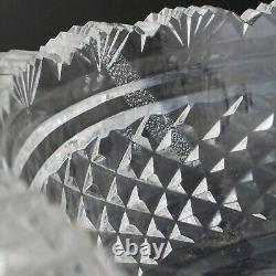 Waterford Crystal Hibernia Pied 8 1/2 Vase Période Pièce Maître Cutter