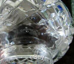 Waterford Crystal Lismore 2 Piece Hurricane Electric Lampe De Table Excellent