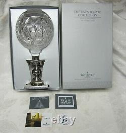 Waterford Crystal Times Square Star Of Hope 2000 Hurricane 2 Piece Lamp Box