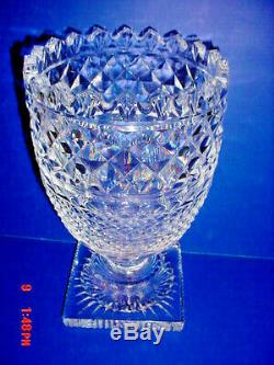 Waterford Grand 10.5 Vase Footed Centre Piece Master Collection Cutter Signé