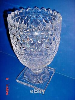 Waterford Grand 10.5 Vase Footed Centre Piece Master Collection Cutter Signé