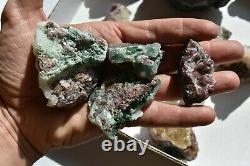 Wholesale Druzy Quartz Over Mixed Minerals From Congo 3 KG 24 Pièces # 4307