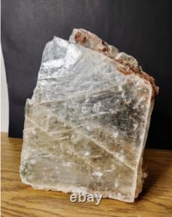 XXL Cristal de Sélénite Brut Pièce Déclaration Jumbo Pierre de Divination Naturelle